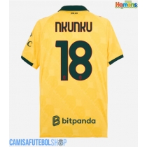 Camisa de time de futebol AC Milan Christopher Nkunku #18 Replicas 3º Equipamento 2025-26 Manga Curta